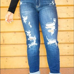 JUDY BLUE BOYFRIEND JEANS 16W